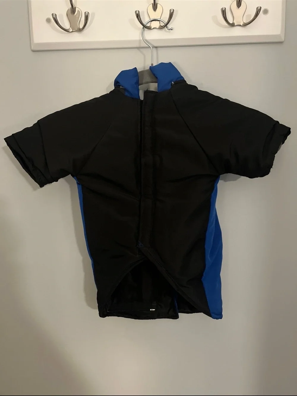 Casual Canine Blue and Black Short-Sleeve Dog Active Shirt